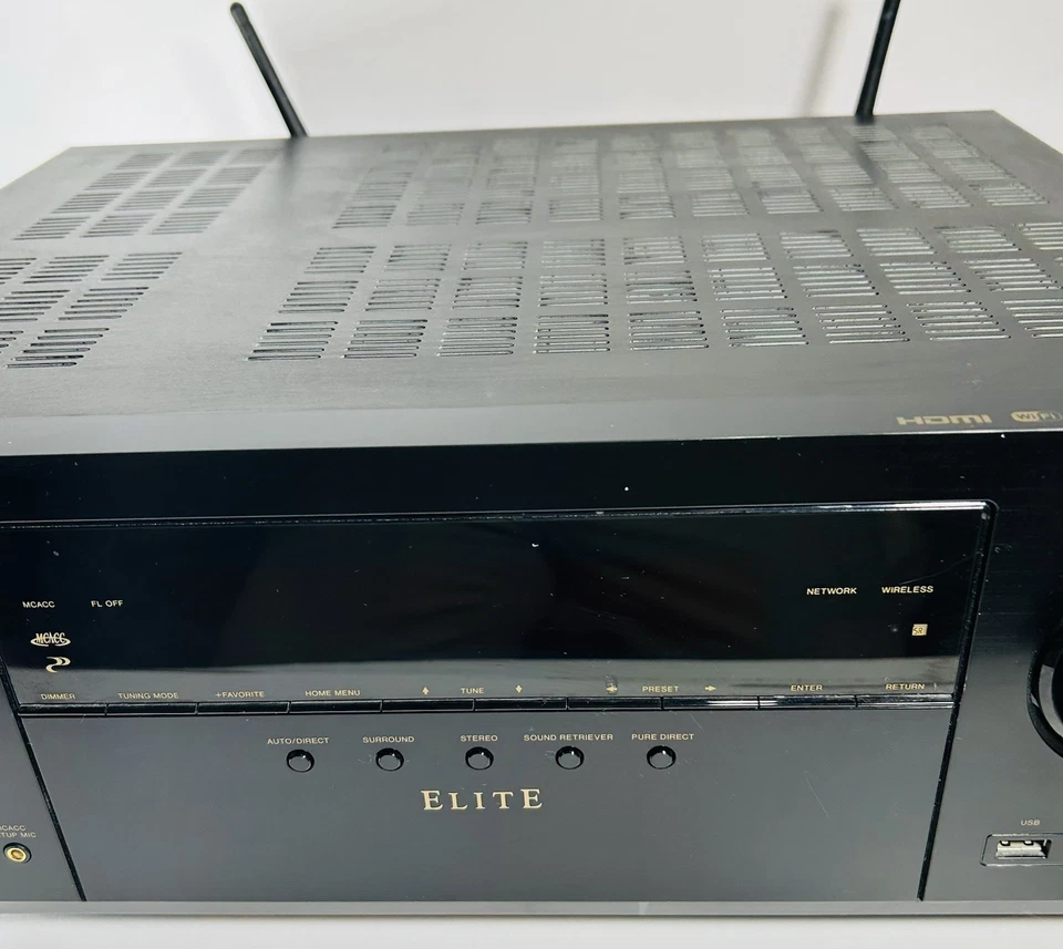 Pioneer Elite VSX-LX101 AV Receiver For Parts Or Repair - Image 3 of 4