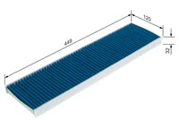 Bosch Pollenfilter 1X FüR Mini Mini Countryman Clubman Paceman Clubvan