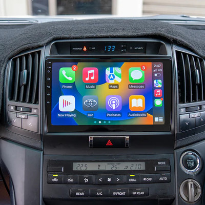 Carplay Car head unit upgrade kit For Toyota Land Cruiser 200 Series 2007-2015