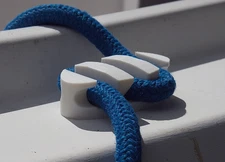 4" Nylon Zig-Zag Marine Cleats for Kayaks & Boats - 2 Pack, Dock Tie-Downs