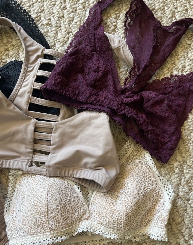 Pink By Victorias Secret Bralette Bundle Size XS