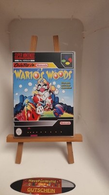 SNES Warios Woods Ersatzbox / Ersatzcover NEU
