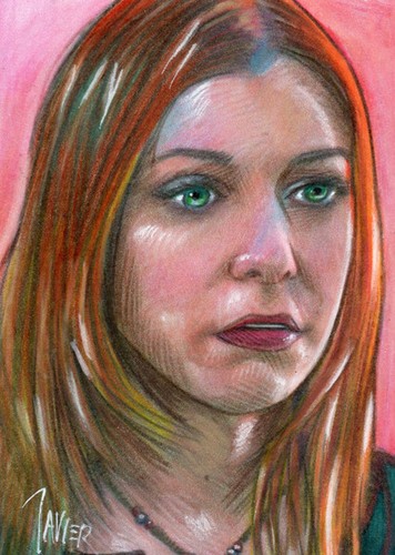 BTVS Willow Rosenberg Buffy Vampire Slayer ALYSON Sketch Card ORIGINAL 1/1 ART - Picture 1 of 2