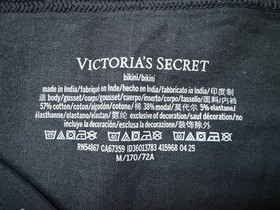 Lot 5 Victoria's Secret sz M Stretch Cotton Bikini Panty Underwear Bundle Pack