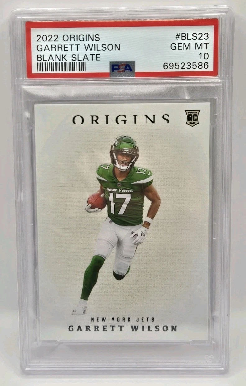 Garrett Wilson Panini Origins Blank Slate #BLS23 Base
