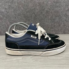Vans Bearcat Youth Skate Shoes Navy Blue Suede Low Top Lace Up Kids Boy Size 5.5