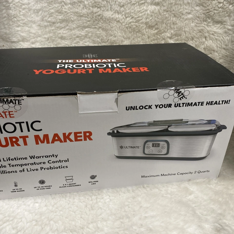 Lo último en yogurtera probiótica con temperatura y tiempo ajustables (2 cuencos) Foto 2 de 4