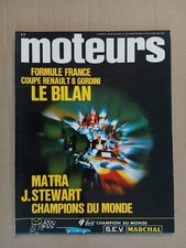 MOTEURS N°76 11-12/1969 COUPE R8 GORDINI ESSAI F.MAZET MERCEDES 250 CE DS 21