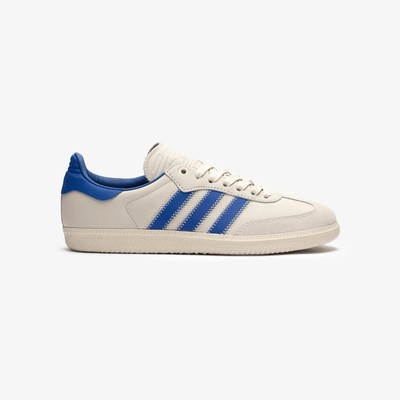 Mens Adidas Pharrell Samba Human Race White Blue Gym Lifestyle Shoe IG2088 Pairs