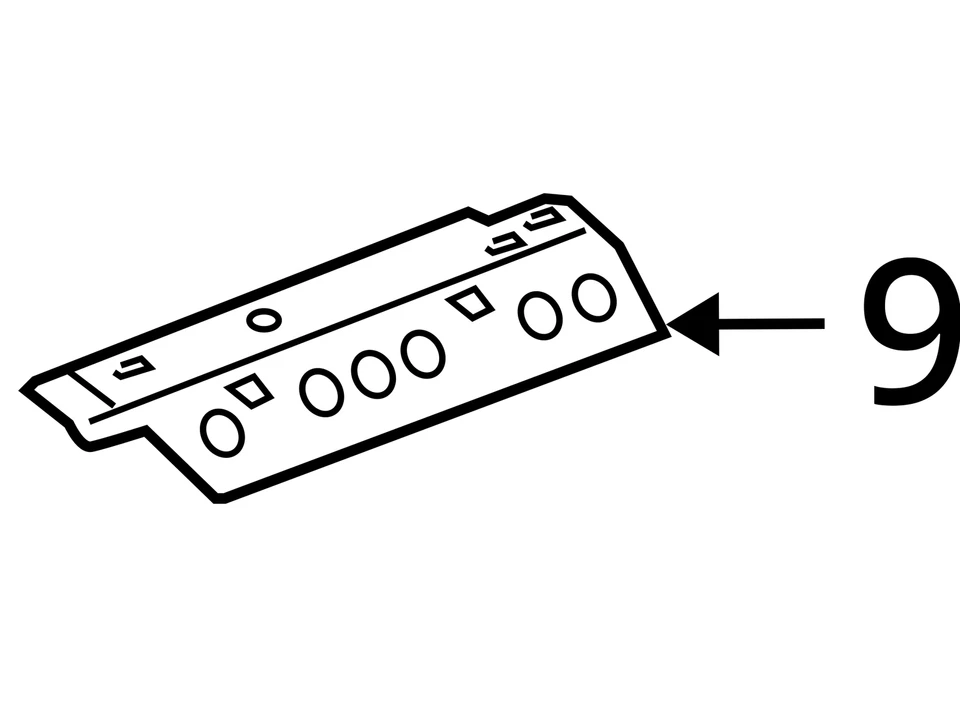 Chevrolet GMC Yukon XL 1500 2007-2014 suburbano 1500 carril RF UPR SI 15202508 nuevo Foto 3 de 3