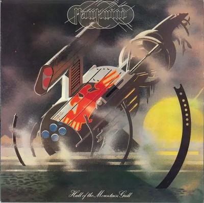 Hawkwind Hall Of The Mountain Grill NEAR MINT United Artists Records Vinyl LP