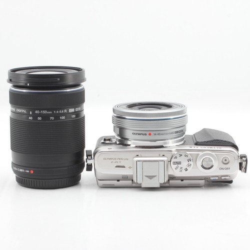 2195shot【MINT w/Box】OLYMPUS PEN E-PL7 Silver 16.1MP DSLR Double Lens kit Japan - Picture 10 of 16