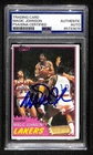 1981-82 Topps Magic Johnson Signed/Autographed Card #21 Lakers PSA/DNA BA204462