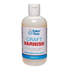 Baker Ross FE585 Craft Varnish Bottle - Pack of 1, Acrylic Varnish, Art and... 