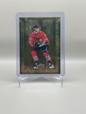 2024-25 UD Series 2 Fluorescence Gold #F-33 Frank Nazar /150 Blackhawks RC SP