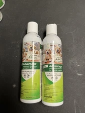 2 X New ELANCO ADVANTAGE TREATMENT SHAMPOO FOR DOGS & PUPPIES 8 OZ