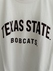 NEW Texas State University Bobcat Logo Screenprint T-shirt Cotton White XL — photo 2