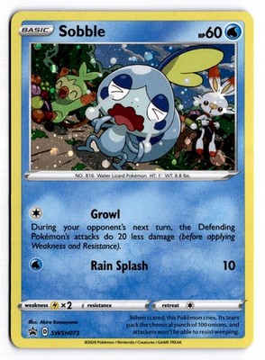 Sobble SWSH073 Holo Promo Sword & Shield Promo Pokemon Near Mint