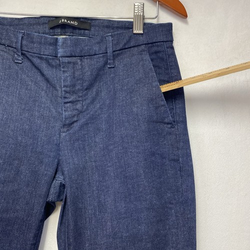 J Brand Vanessa Deluxe Mid-Rise Slim Boot Jeans Damen Größe 27 Blau Flatfront - Bild 17 von 23