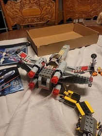 Lego Star Wars X Wing Fighter 7140 With Box And Manual And Landspeeder 7110.