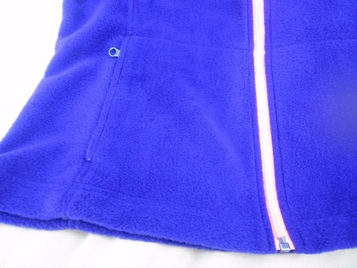 GIRL'S Columbia Sportswear PURPLE Fleece Jacket Full Zip L 14-16 Dots warm NWT - Picture 9 of 13