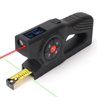 LUNYEE 3-in-1 Electronic Laser Measuring Tape 393Ft Digital Tape Measure Tool