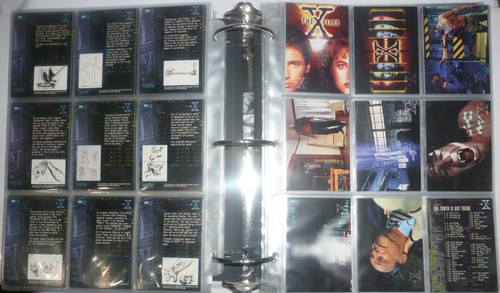 X-Files Season 1 72 Card Set 1 etched foil 2 Topps Finest Chromiums 1 Mag coupon - Picture 9 of 10