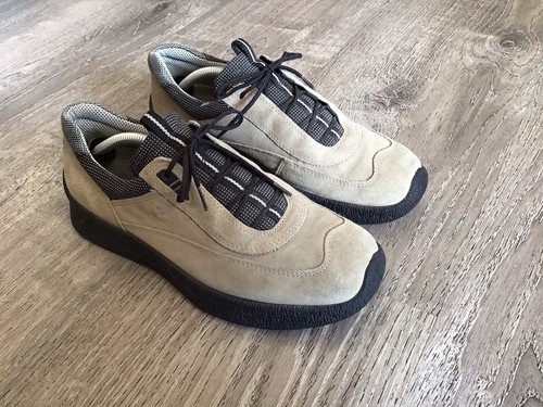 Ecco weiche bequeme Damen-Wanderschuhe Größe 37 US 7 beige hellbraun Schnürschuhe Oxford-Schuhe - Bild 2 von 13