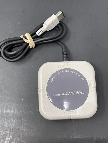 Authentic Nintendo Game Boy Four Player Adapter DMG-07 Multitap Tested 4 OEM