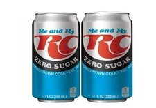 🟢 New Limited RC Royal Crown ZERO SUGAR Original Sparkling Cola Soda (2 Cans)