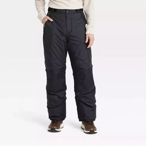 All In Motion Men's Snow Pants Fit Full Water-Repellent Pants Cold-Weather - Picture 15 of 15