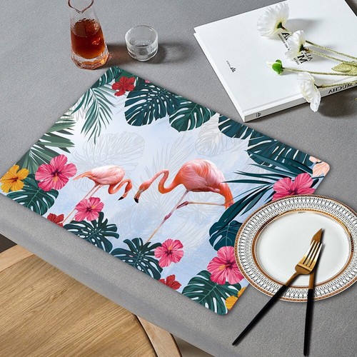 Large Placemats Place Mats Washbale Non-Slip Table Placemats Heat Table Bowl Mat - Picture 5 of 36
