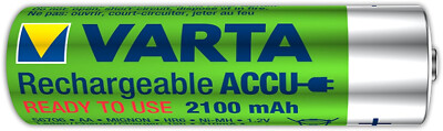2x Varta Cell AA Battery Mignon NiMH 2100mAh Ready to use 1.2V 56706 Bulk