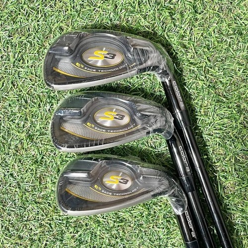 NEW Cobra S3 Iron Set of 7 5-9 PW SW TOUR AD Graphite Flex R USED - Picture 3 of 9