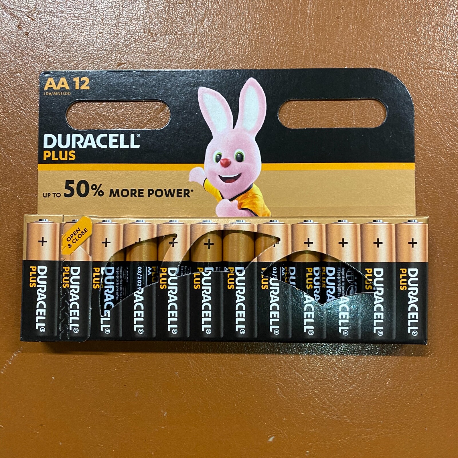 DURACELL PLUS POWER AA, AAA, 9V ALKALINE BATTERIES LR03 LR6 LONGEST
