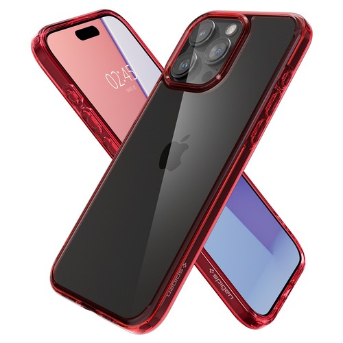 For iPhone 15/ Pro/ Max/ Plus Case SPIGEN Ultra Hybrid Clear Bumper Hard Cover - Picture 131 of 165