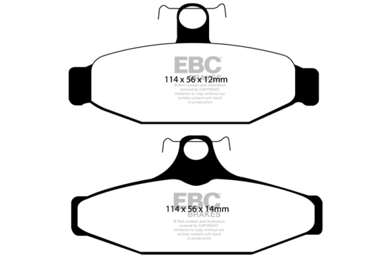Ebc For 90-00 Aston Martin Vantage 5.3 (Twin Supercharged)(AP) Yellowstuff Rear