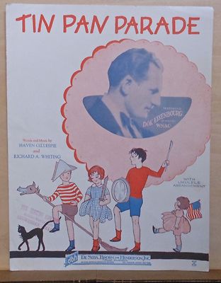 Tin Pan Parade - 1927 sheet music - Dok Eisenbourg of radio station WNAC