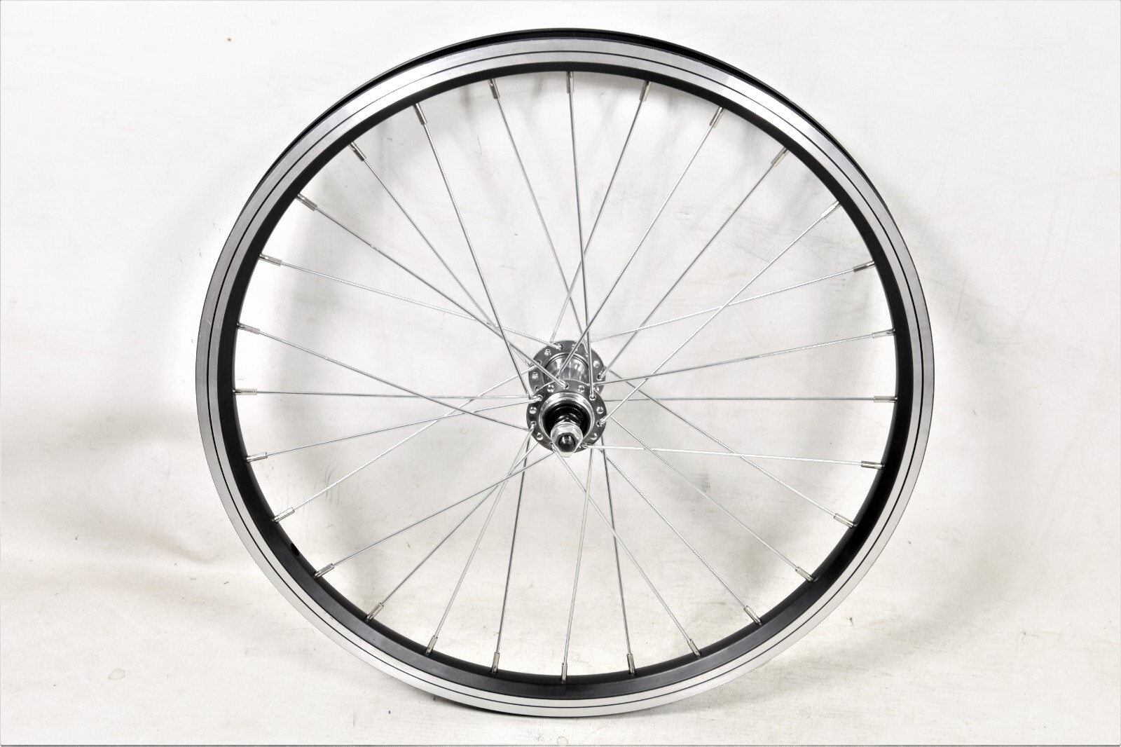 PAIR 20" BLACK BIKE ALLOY WHEELS 5/6 SPEED 100/130mm 406 19 20 X 1.75