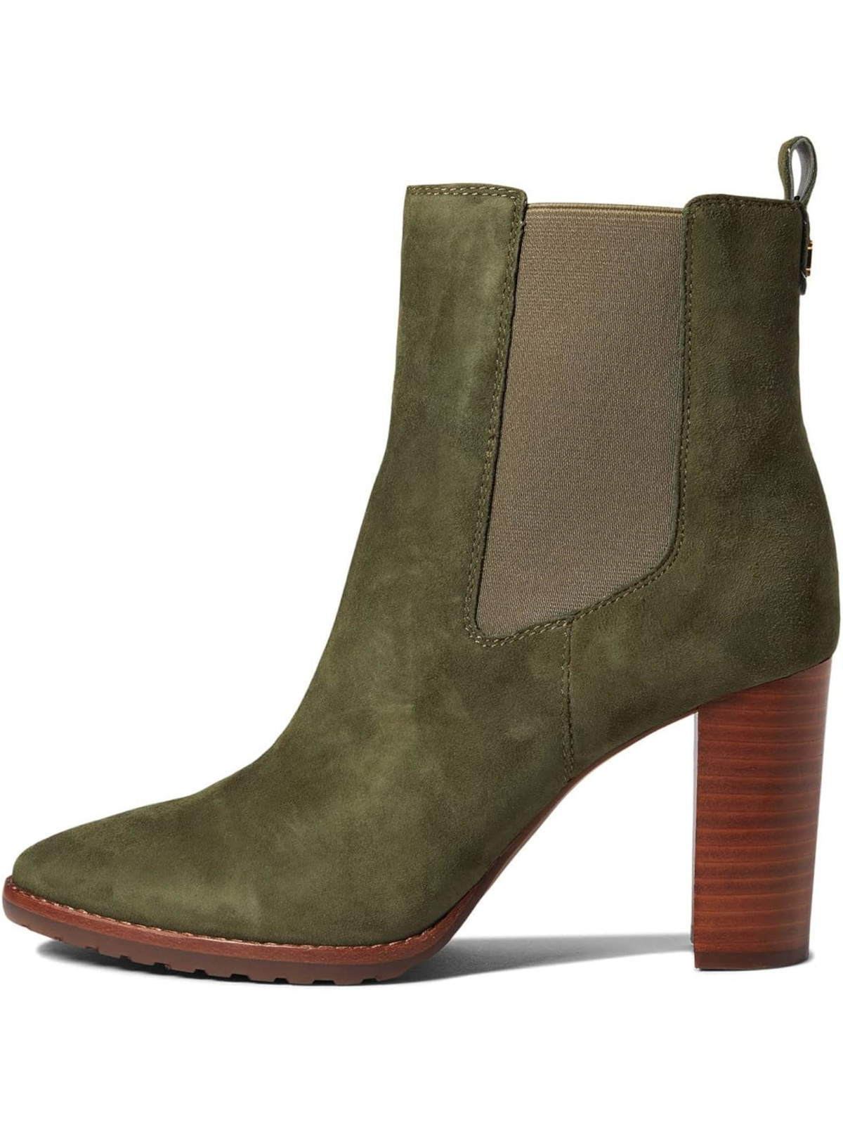 INC Womens Green Goring Comfort Mylah Round Toe Block Heel Booties 9.5 B