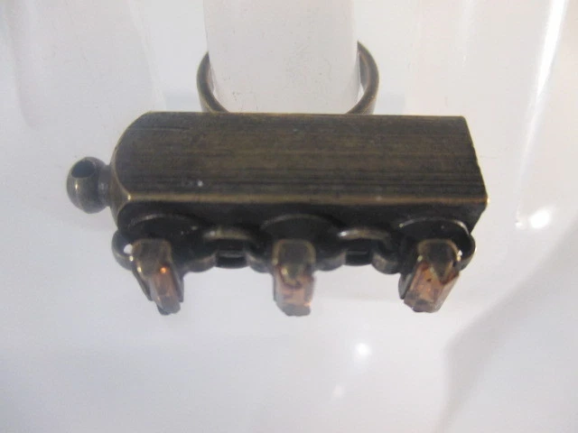 Anillo de tornillo de latón cristal DANNIJO Elsa talla 6 nuevo sin etiquetas $295  Foto 3 de 4