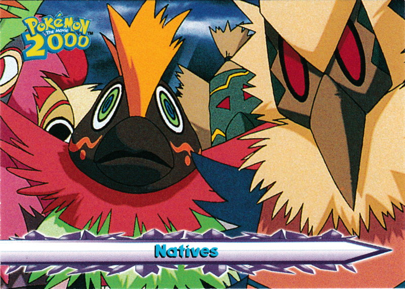 Pokemon Card Natives #22 Pokemon The Movie 2000 Topps NM