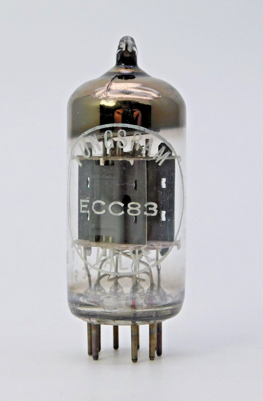 Tungsram Mullard ECC83 12AX7 Short Plate Valve Tube Used Strong I63 B4J2 (V20)