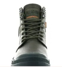 Image of Palladium Pampa Shield WP+ LTH Military Women's Boots In Olive UK 4