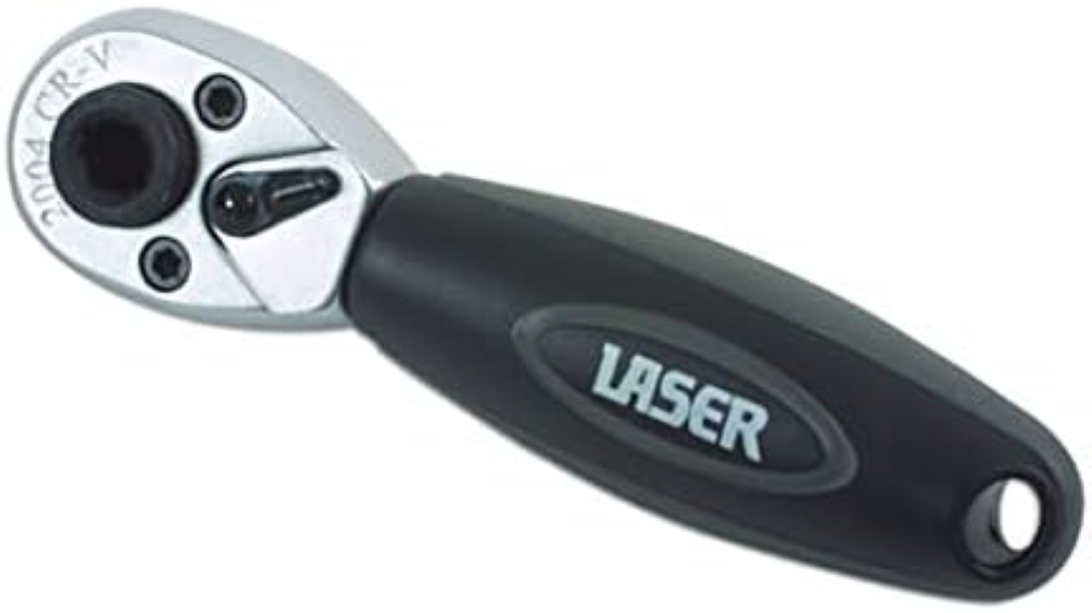 Laser 3723 Stubby Ratchet & Bit Driver 1/4" D