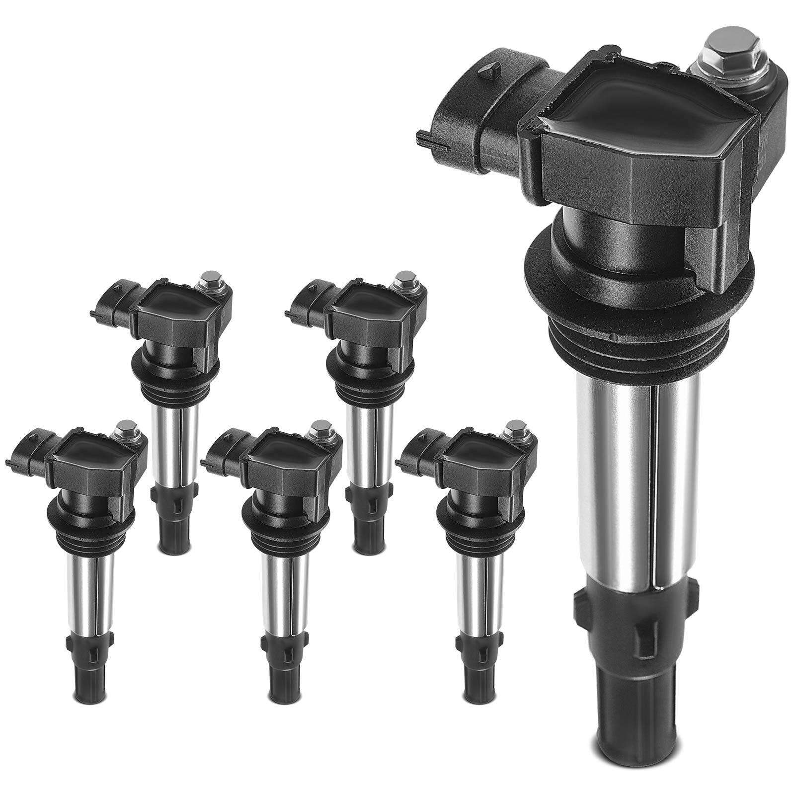6 Ignition Coil & Spark Plug Kits For Cadillac CTS SRX Buick Allure - View #5
