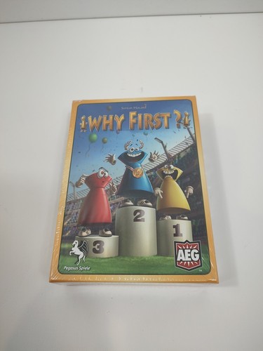 Why First? Simon Havard AEG Board Game - Brand New & Sealed! 2015 Pegasus Spiele