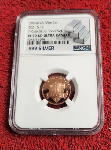 2021 s proof Lincoln shield cent NGC PF 70 RD Ultra cameo
