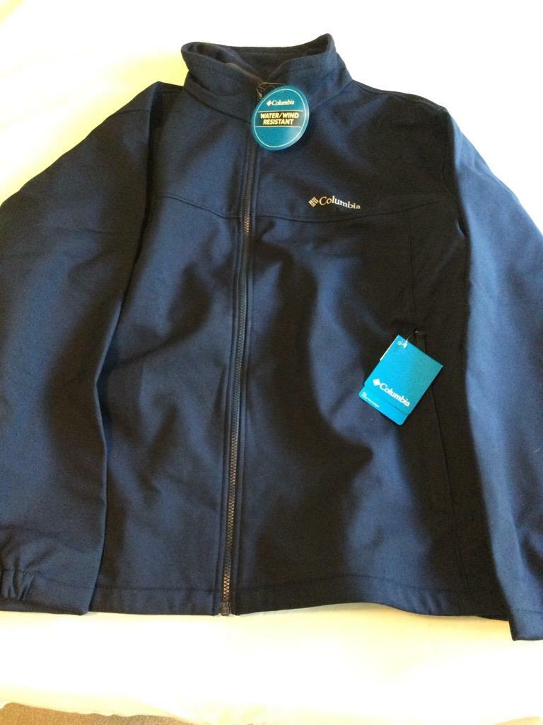 Columbia Mens Big and Tall Mt.Village Softshell Jacket, Navy, 2X eBay