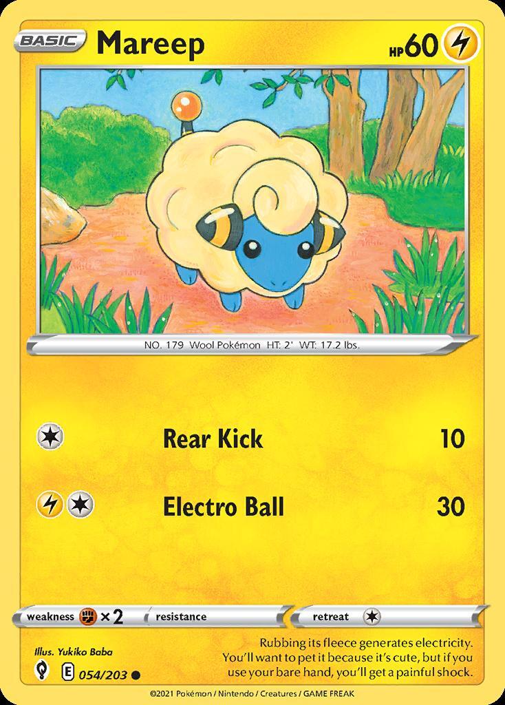 Pokemon Mareep (54/239) Evolving Skies LP